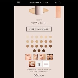 NIB Westman Atelier Vital Skin Foundation Stick